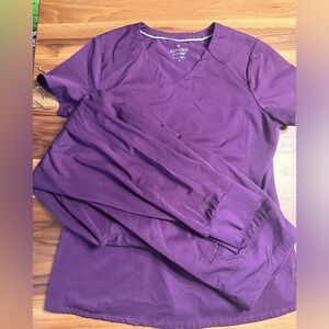 Size medium Purple Beyond Scrubs with jogger bottom